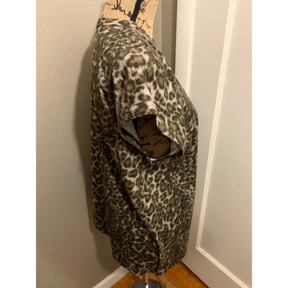 Helmut Lang Leopard Print Tee - Picture 4 of 8